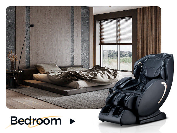 Bosscare GR8527 massage chair placed in a modern bedroom corner