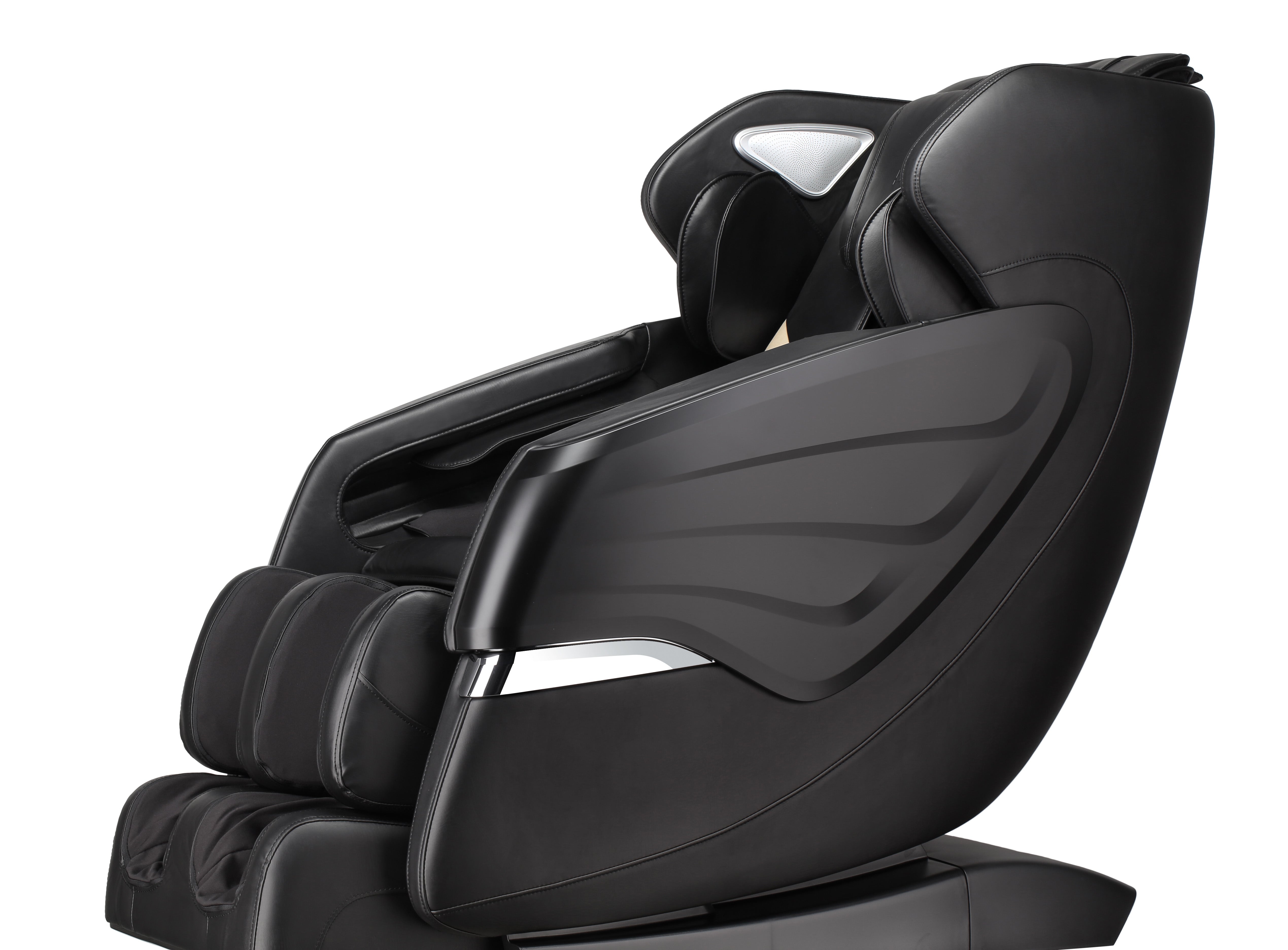 Bosscare GR8601 black massage chair side view