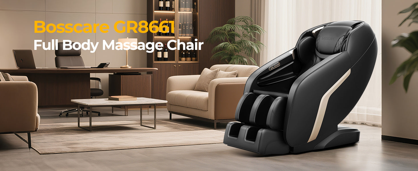 Bosscare GR8601 full body massage chair for home office relaxation