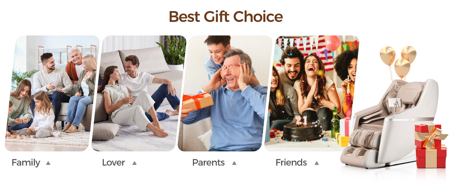 Bosscare GR8602 massage chair as a gift for family, parents, partners, and friends