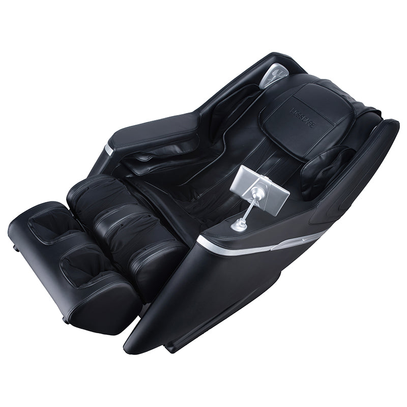 Bosscare GR8602 black massage chair front angled product view