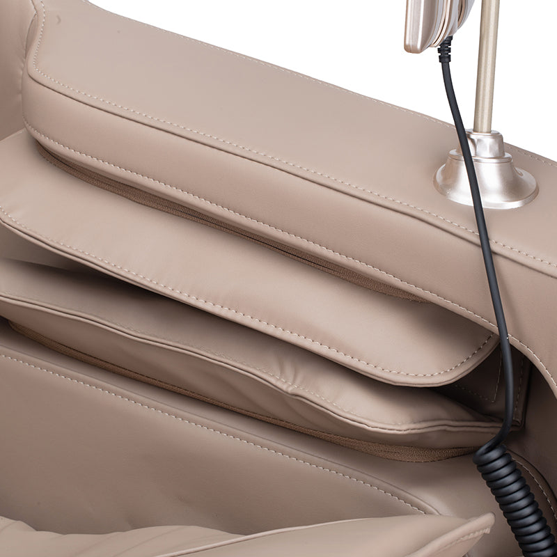 Bosscare GR8602 massage chair side padding and upholstery detail