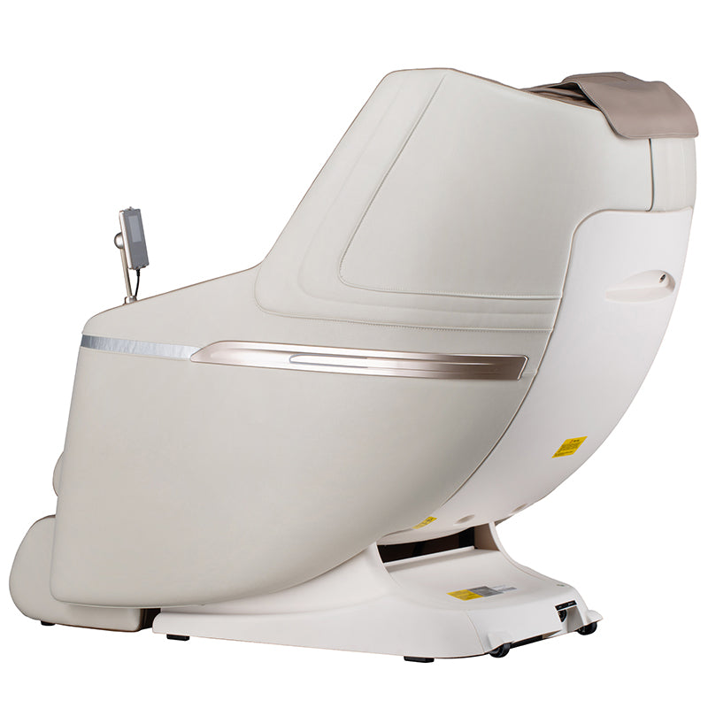 Bosscare GR8602 massage chair rear side view with space-saving body design