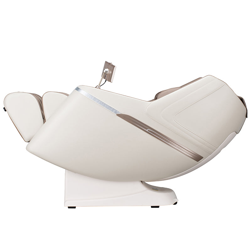 Bosscare GR8602 beige zero gravity massage chair fully reclined
