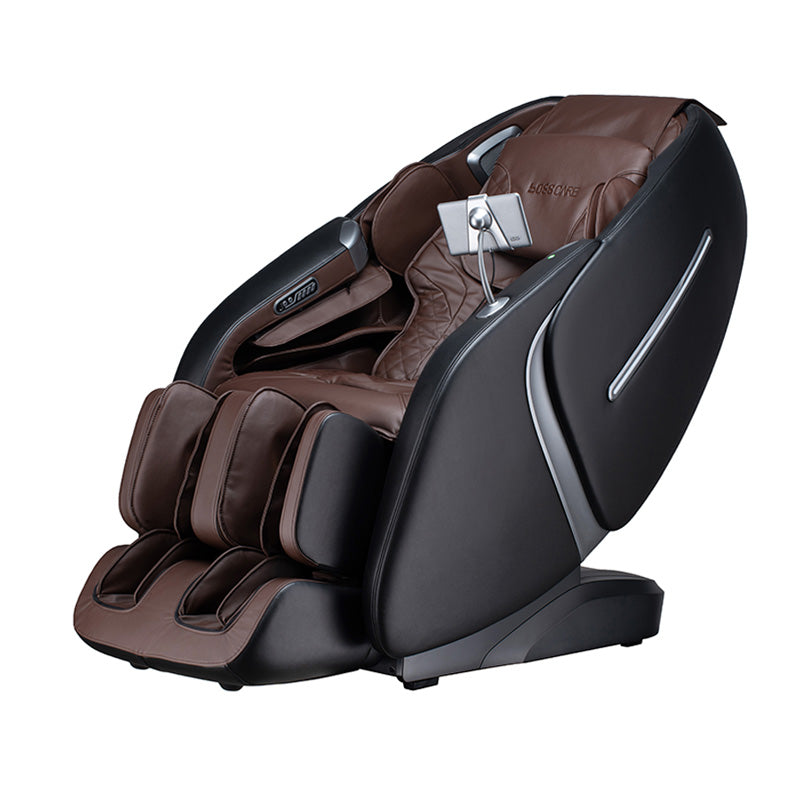 Bosscare GR8676 Pro 4D SL track massage chair in brown and black