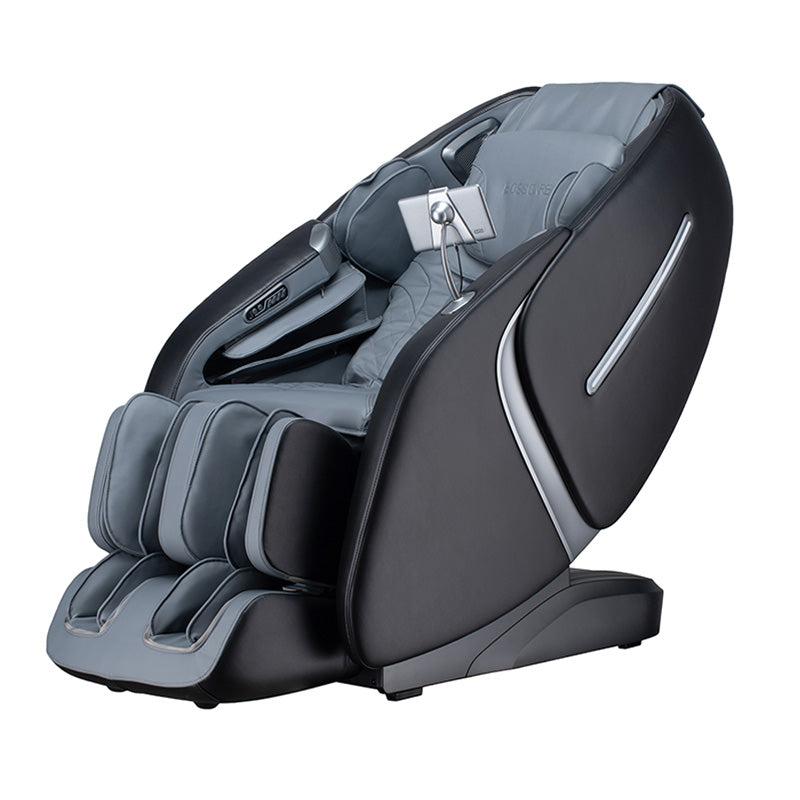 Bosscare GR8676 Pro gray massage chair angled front view